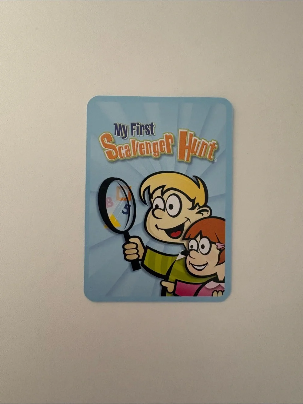 My First Scavenger Hunt Kids Game - Blue ages 3 to 5